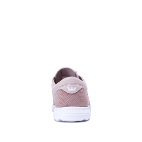 Supra Mens HAMMER RUN Low Top Shoes Mauve/white | US-99542